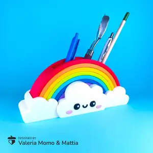 Rainbow Pen Holder – No MultiColor or Glue Needed!