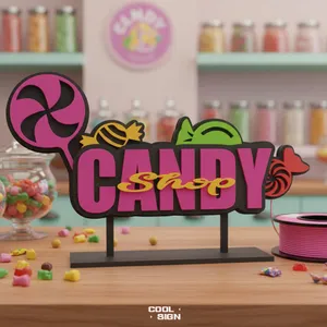Cool Sign - Candy Shop