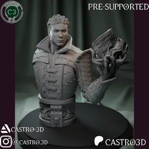 Wyll - Blade Of Frontier - Baldurs Gate 3 Bust Collection