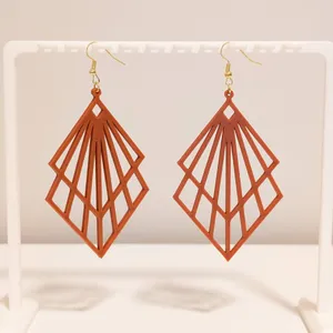 Earring - Diamond Pattern