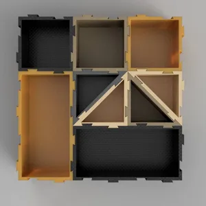 Caixa, Triângulo, Retângulo - Modulares