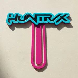 huntrix bookmark multicolor stl kpop demon hunters