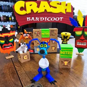 Low Poly Ripper Roo From Crash Bandicoot