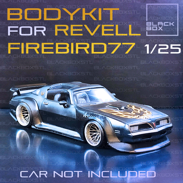 Bodykit for FIREBIRD 77 Revell modelkit 1-25th scale