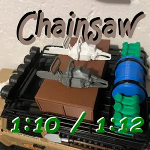 Chainsaw 1:10 and 1:12 for RC car expedition