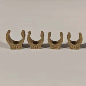 Heavy Duty Pipe Clamps M4 | Click-Lock (12-18mm)