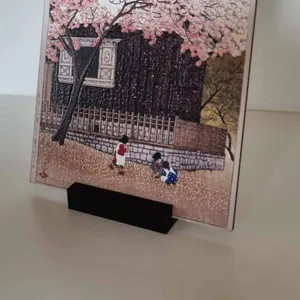 Japanese wooden post card Stand