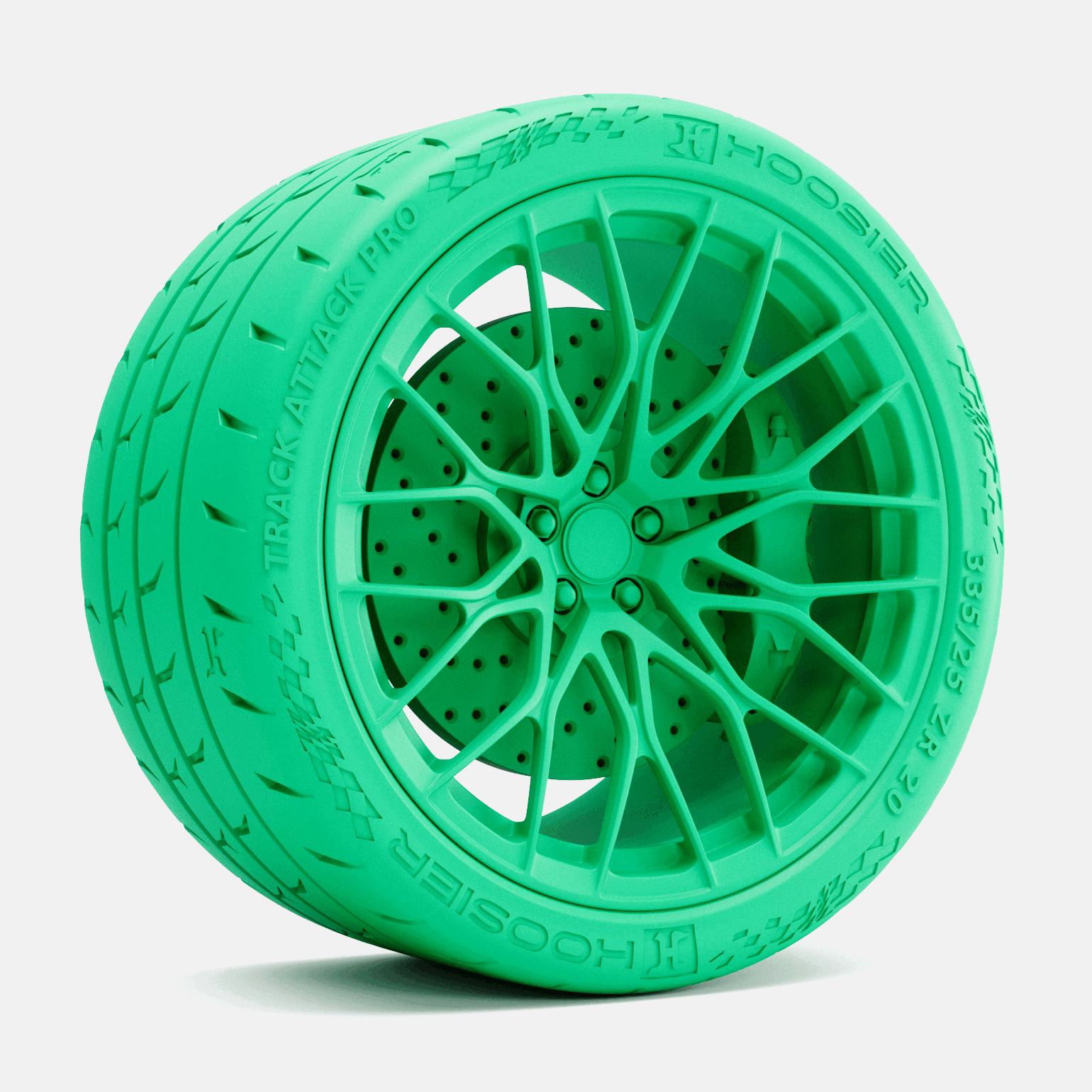 20x12 PUR RS25 Wheel, Hoosier Track Attack Pro Tire