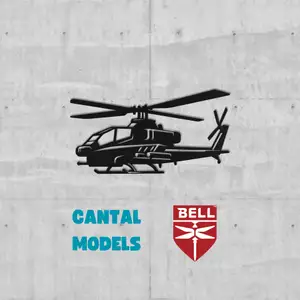 AH-1 COBRA ATTACK HELICOPTER #1 | 2D WALL ART