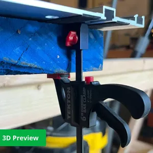 Track Saw Guide Clamp Head Replacement(from regular clamps!)