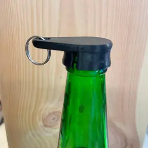 Beer cap, beverage cap, keychain glass bottle enclosing