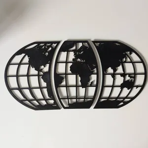 World map wall decoration