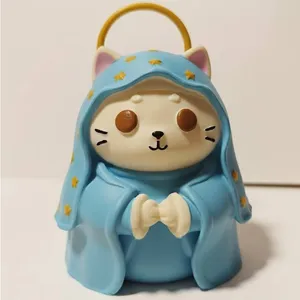 Chibi Cat Nativity Figures - Virgin Mary