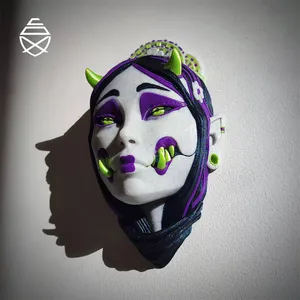 Kuchisake Wall Mask