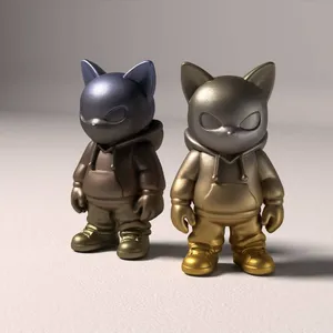 Urban cat figurine #2