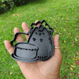 Messenger Cat cookie cutter