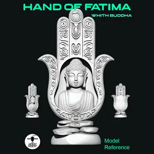 Mano de fátima con Buda