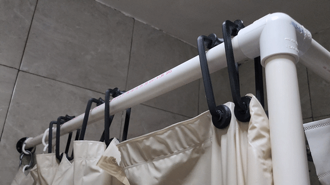 Shower curtain hooks - Better sliding and grip