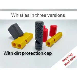 whistle with cap