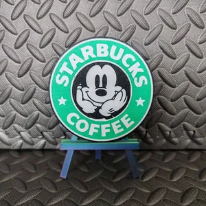 Mickey coaster coffee