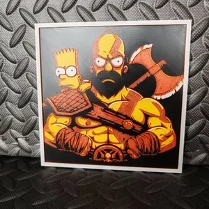 Homer Kratos hueforge 150x150