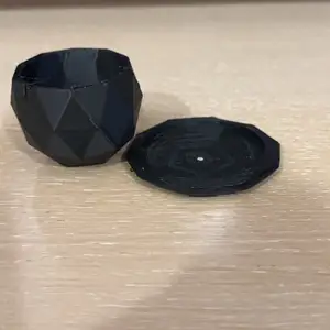 Pot and saucer