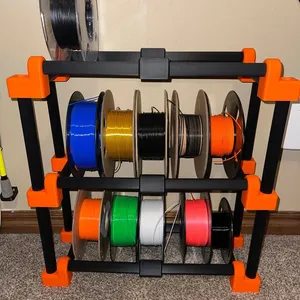 Filament Rack 100% 3D Printed
