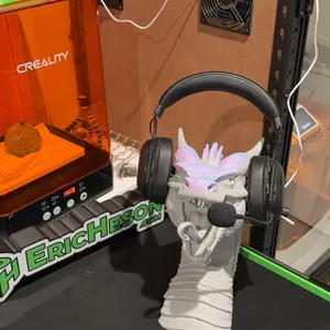 Dragon Headphone holder - Desk or Wallmount