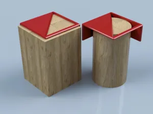 Self Adjusted Center Finder for Round and Sqare