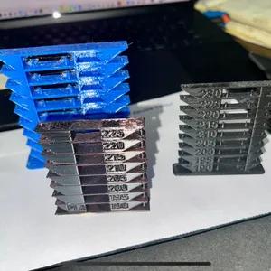 TPU temp tower test 200-230 C