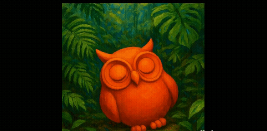 🦉 Búho Guardián CJ — Espíritu de la Selva Impresa