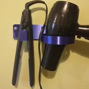Hairdryer-Straightener Holder