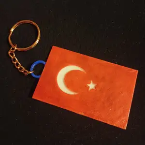 Flag Keychain Türk Bayraklı Anahtarlık