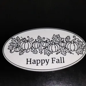 3-D Happy Fall wall decor (hanging holes back)