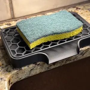Self Draining Kitchen Sponge Tray