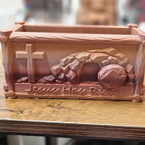 Jesus Has Risen – Multi‑Use Box / Holder / Planter Pot