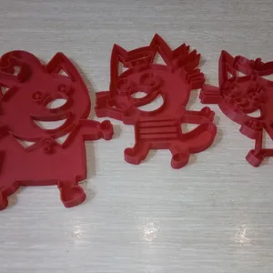 Cookie cutter 3 cats