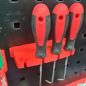 Precision pliers and hook set pegboard square hole holder