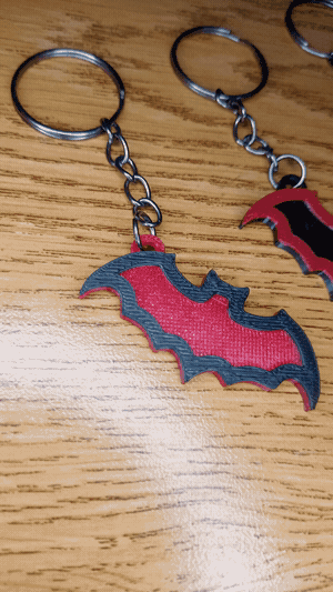 GOTHIC BAT KEYHOLDER WITH KEYCHAIN