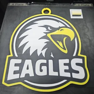 🔥 EAGLES MASCOT HYPE CHAIN PENDANT 🔥(FACEDOWN PRINT)