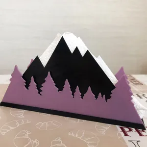 Napkin holder of the mountain