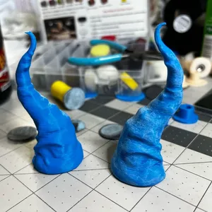 Curly Top Horns 88.9mm/s Screw In/Glue Down
