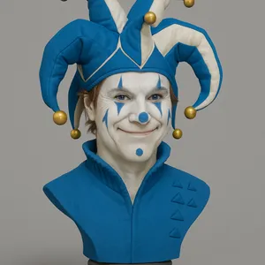 Magic the gathering Jesters Cap bust statue mtg Joker