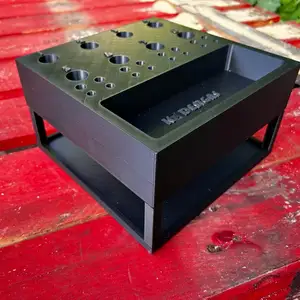 diesel injector stand with drip tray