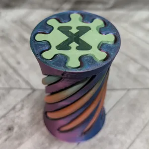 Spiral Fidget Internal Letter X
