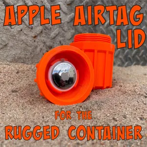 Rugged Container AirTag Lid