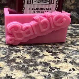 Bath And Body Works Soap holder small Barbie logo