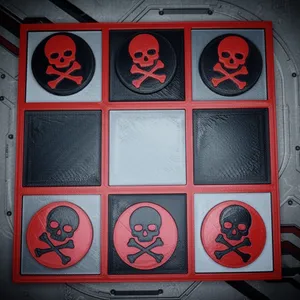 TA TE TI - TIC TAC TOE - SKULL GAME TABLE