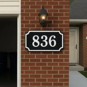 Customizable House placard sign