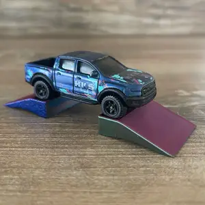 Hot Wheels exposing ramp, 1:64 cars, small